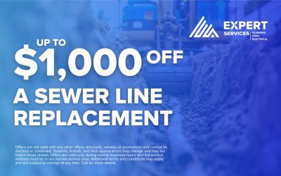Up to $1,000 OFF a Sewer Line Replacement