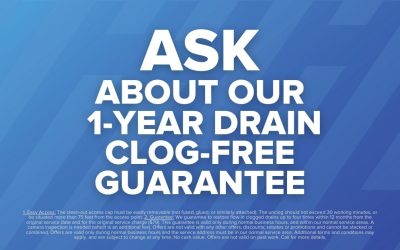 1-Year Clog-Free Guarantee